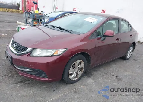 2013 Honda Civic Lx из США, поврежденный, VIN 19XFB2F50DE290482